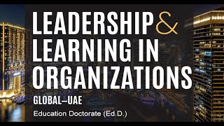 Vanderbilt Peabody College Online Doctorate in Leadership and Learning in Organizations  UAE [upl. by Coriss446]