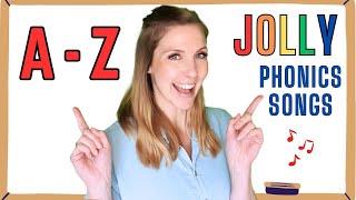 A  Z Phonics Letter Sound Songs  Alphabet Letter Sound Songs  Jolly Phonics Song With Lyrics [upl. by Suirtimid]