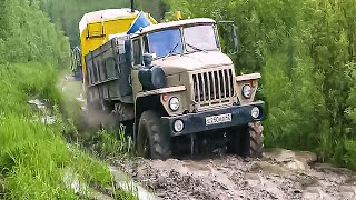 Legendary Soviet Trucks at Work KRAZ URAL ZIL amp Heavy Off Road [upl. by Ydnir]