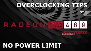 AMD Radeon RX 480 overclocking tips  How to remove the power limit via BIOS modding [upl. by Anelav95]