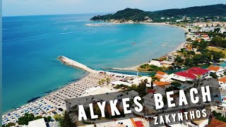 Alykes Beach by drone Zakynthos  GREECE 🇬🇷 [upl. by Adnale]