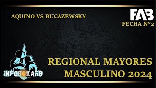 HUGO AQUINO VS ANTONIO BUCAZEWSKY CATEGORIA 56KG REGIONAL MAYORES MASCULINO FAB FECHA 2 [upl. by Tufts418]