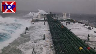 Ships in Storms 🔴 TopX monster waves [upl. by Eira125]