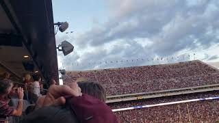 F35C Lightning II fighters over Kyle Field [upl. by Terri]