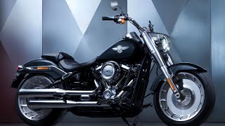 2024 HarleyDavidson FATBOY 114 Stands Out With Bright Chrome And Bold Finishes [upl. by Moser314]