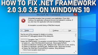 How to Install or Enable Net Framework 20 30 and 35 on Windows 10 Guide 2019 [upl. by Enehs]