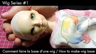 Wig Series 1  Comment faire la base dune wig  how to make wig base [upl. by Mahala210]