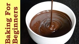 Easy Way Of Melting Chocolate Over The Stovetop How To Melt Chocolate  Basic Tips Cakes And More [upl. by Keyser]