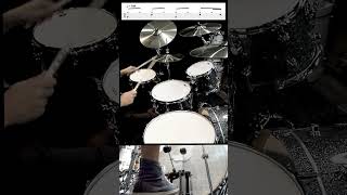 Beginner Drummers SIXTEENTH Note Drum Beat  Open Hand Shorts [upl. by Warfeld]