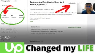 How Upwork Changed my Life  Accounting Jobs on Upwork  Benefits of Freelancing on Upwork [upl. by Alabaster]