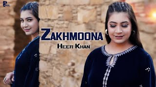 Heer Khan Pashto New Tappy Song 2024  Zakhmoona Tappy  Heer Official Music Video  Pashto Studio [upl. by Hotze]