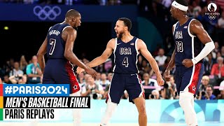 Mens Basketball Gold Medal Match 🏀  Full Replay  Paris Replays [upl. by Lytsirhc770]