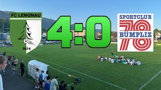 HIGHLIGHTS FC LENGNAU A Vs SC BÜMPLIZ 78  11052024  4 Liga Gruppe 6 [upl. by Nylyoj]