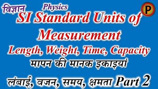 Units of measurement 2 SI base units derivatives Length Weight Time amp Capacity Part 2 [upl. by Treblah]