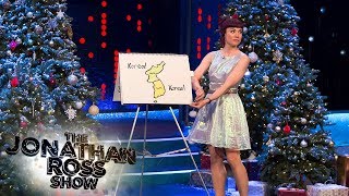 Bec Hill Misheard Christmas Lyrics  The Jonathan Ross Show [upl. by Sinai]