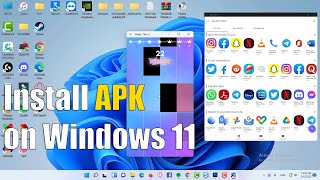 How to Install APK file in Windows 11 PC  Sideload Android Apps on PC [upl. by Hannan]