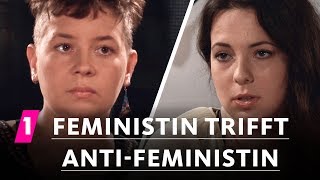 Feministin trifft AntiFeministin  1LIVE Ausgepackt  Folge 5 Feminismus [upl. by Malloy]