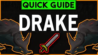 OSRS Drake Slayer Guide  Cannon  Quick Guide 2019 [upl. by Sivartal682]