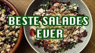 Vegan salades zijn niet saai  2x zomerse salade recept [upl. by Marquita712]