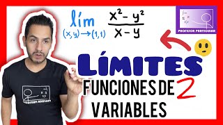 ✅LÍMITES de Funciones de 2 VARIABLES 𝙉𝙤 𝙢á𝙨 𝙍𝙚𝙥𝙧𝙤𝙗𝙖𝙧 😎​🫵​💯​ CÁLCULO MULTIVARIABLE [upl. by Psyche]