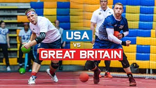 USA vs Great Britain Match Highlights  2019 Dodgeball World Championships  Day 2 [upl. by Hayifas]