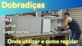 Aprenda em que situação usar as dobradiças caneco e como regular as portas após instalação [upl. by Nohtan]