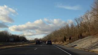 IN I74 WB from Indianapolis to Pittsboro Jan 2017 [upl. by Atalanta]