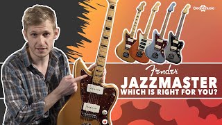 Jazzmaster comparison  Which Fender Jazzmaster is right for you [upl. by Alrak361]