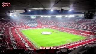 Mia San Mia FC Bayern Vereinslied  HD  with lyrics [upl. by Eceined]