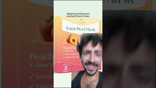 Is This Foot Peel Mask Safe  Enjoy the Satisfying Peeling Process shorts feet [upl. by Adelpho876]