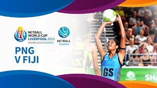 PNG v Fiji I Day 4 I Oceania Netball World Cup Qualifiers [upl. by Deonne]