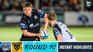 Glasgow Warriors v Dragons  Instant Highlights  Round 10  URC 202324 [upl. by Tufts670]