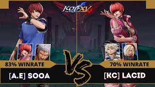 KOFXV🕹️AE SOOA ChrisOYashiroShermie vs KC LACID MeitenkunShermieAsh🕹️Replay Match 110324 [upl. by Nosiddam]