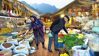 Cooking National Azerbaijani Dishes with Ingredients from the Village Bazaar [upl. by Enalda]