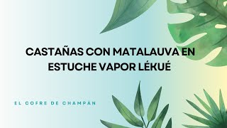 Castañas con matalauva en estuche de vapor Lekue [upl. by Ayokahs]