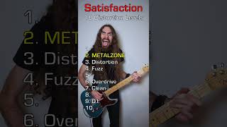 I Cant Get No Satisfaction  10 Distortion Levels [upl. by Anastassia999]