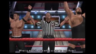 WWE Smackdown Vs Raw 2007 PS2 2006 John Cena Season Mode Raw Season Mode Walkthrough Part 1 Razeen [upl. by Alyakcm]