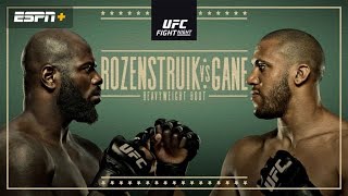 UFC VEGAS 20 LIVE ROZENSTRUIK VS GANE LIVESTREAM amp FULL FIGHT NIGHT COMPANION [upl. by Sadonia]