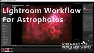 Lightroom for Astrophotography [upl. by Eirrem]