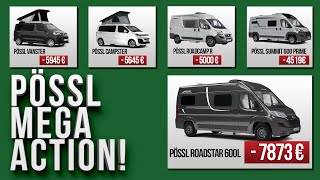 Pössl Black Friday Aktion Mega Preisvorteil bei Summit Roadcamp Roadstar Campster Vanster [upl. by Nilyam]