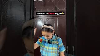 Kon kon jata hai abhi bhi guys😂kanjakpujan girls relatable ytshorts comedy youtube [upl. by Althea]