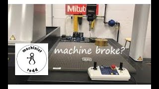 Mitutoyo CMM error codes help [upl. by Broddy]