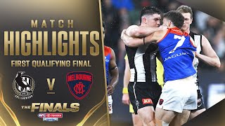 Collingwood v Melbourne  Qualifying Final  2023 Toyota AFL Finals Series [upl. by Solitta]