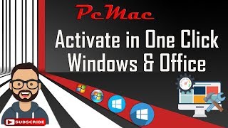 Windows and Office 2013 2016 Activate in One Click [upl. by Rhines]