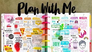 Plan With Me  Happy Planner [upl. by Oilalue]