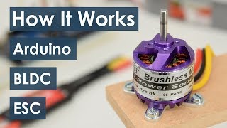 How Brushless Motor and ESC Work and How To Control them using Arduino [upl. by Ozneral]