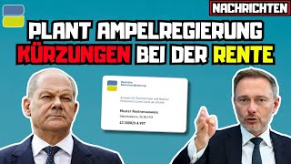 🔴Bestrafung für 21 Millionen Rentner Plant Ampelregierung Kürzungen bei der Rente [upl. by Korey]