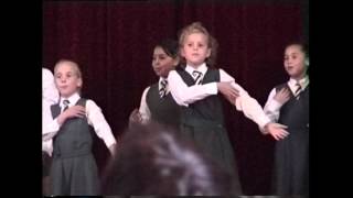 Wake up choir action song Bergvliet Primary Kindergarten Choir 1997 [upl. by Navillus]