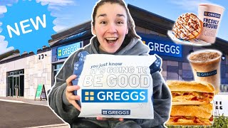 Trying Greggs brand new menu [upl. by Reivaxe]