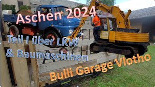 Oldtimertreffen Aschen 2024 Einsatz Historischer LKW amp Baumaschinen Teil I  Bulli Garage Vlotho [upl. by Adihahs]